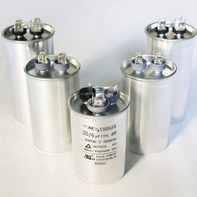 aluminio inmerso en aceite Shell And Explosion Proof Structure del condensador de la película del poder 50/60Hz