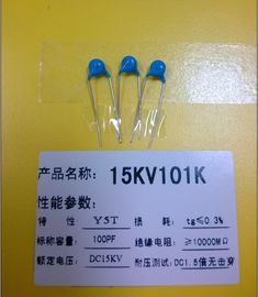 condensador original de la seguridad del condensador de cerámica profesional factory101K 12KV 100pF Y5T del disco para el condensador