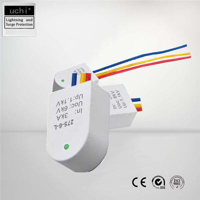 Dispositivo de protección contra sobrecargas termoplástico de Uchi LED, 230V clase 3 SPD