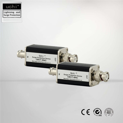 Dispositivo de protección contra sobrecargas del CCTV del Uc 8VDC, protector de sobretensiones de la aleación de aluminio BNC