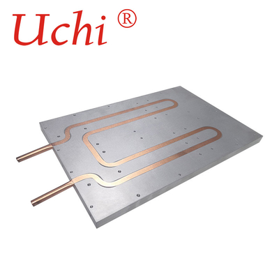 Placa de refrigeración por líquido presionada del tubo de calor, placa de la frialdad del equipo del laser