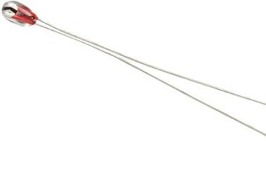 Termistor hermético de cristal radial 3950 de la encapsulación NTC 100K de la medida de la temperatura MF51