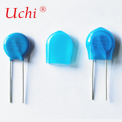 Envase de plástico de PVC MOV aislamiento resistor sensible a la presión cubierta protectora tapa de polvo retardante de llamas protector