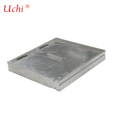 Placa de refrigeración de fibra óptica de aluminio Soldadura por fricción Placa fría líquida
