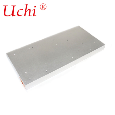 Equipo industrial Profil de aluminio Radiador de tubo de cobre de alta potencia Radiador de placa refrigerado con agua Procesamiento personalizado