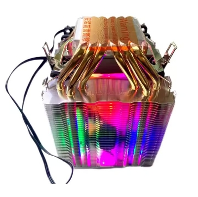 Procesador de ventilación de doble torre de aluminio de enfriador de calor de la placa base de PC Procesador de enfriamiento
