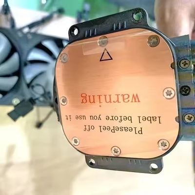 Frío de la bomba de agua de la CPU de aluminio del fregadero de agua de refrigeración de ventiladores de refrigeración de líquido de ventiladores