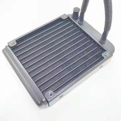 Frío de la bomba de agua de la CPU de aluminio del fregadero de agua de refrigeración de ventiladores de refrigeración de líquido de ventiladores