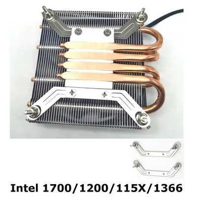 Customizado por ODM Super delgado Cpu Refrigerador 36mm espesor altura AMD AM4 AM3 FM2 1200 115X 1700 1366 Fener de disipador de calor 1U Radiador de servidor