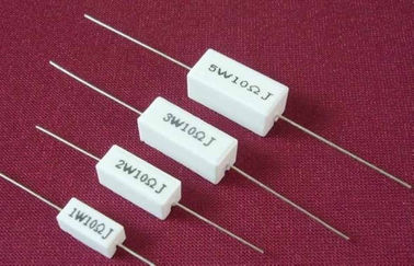 /100R resistor blanco del poder del cemento 20W 100 ohmio, resistor de alta temperatura