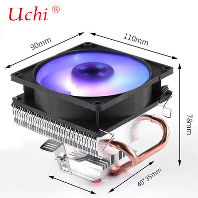 12v de aire acondicionado de ventilador Mini de aluminio enfriador de la CPU del disipador