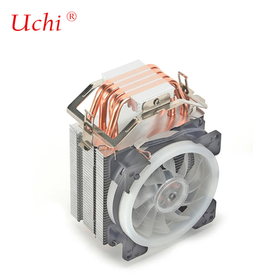 4 refrigeración del radiador de tubo de calor de cobre para computadora CPU Intel I3 I5 I7 LGA1150 1156 1200 1366 1700 2011 AMD AM4 AM5 Cooler