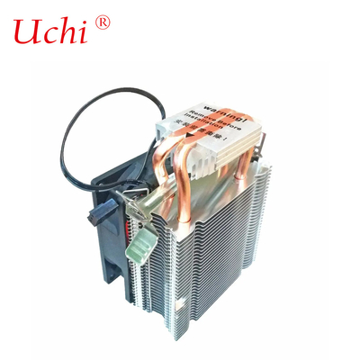 Refrigeración Cpu lateral vertical enfriador de 92 mm ventilador 2 tubo de calor de cobre tubo para PC computadora enchufe universal AMD Intel procesador IC