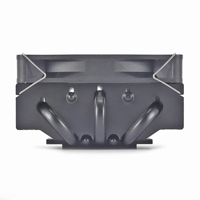 Radiador de tubería de calor I3 I5 I7 I9 Lga775 1150 1151 1155 1156 1700 1366 2011 AMD AM4 AM5 Procesador de refrigeración horizontal universal ventilador negro