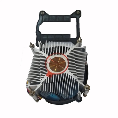 Radiador de centro de cobre de 12 V DC TDP 75 W Para el procesador de PC Refrigeración de 4 pines enchufe PWM 1700 1200 1150 1151 1155 1156 Cpu ventilador de enfriador de aire