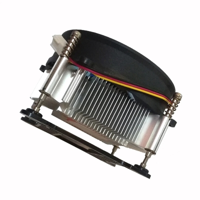 Radiador de centro de cobre de 12 V DC TDP 75 W Para el procesador de PC Refrigeración de 4 pines enchufe PWM 1700 1200 1150 1151 1155 1156 Cpu ventilador de enfriador de aire