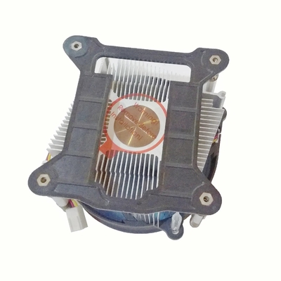 Radiador de centro de cobre de 12 V DC TDP 75 W Para el procesador de PC Refrigeración de 4 pines enchufe PWM 1700 1200 1150 1151 1155 1156 Cpu ventilador de enfriador de aire