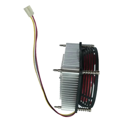 CPU Cooler PC Procesador Intel Enchufe Lga775 115 Fener de disipador de calor de aluminio de 3 pines y 4 pines Función Pwm
