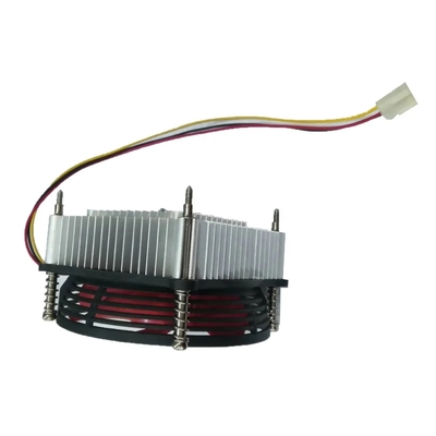 CPU Cooler PC Procesador Intel Enchufe Lga775 115 Fener de disipador de calor de aluminio de 3 pines y 4 pines Función Pwm