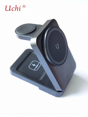 Private Mold G12 plegable multifuncional de carga rápida de tres en uno cargador inalámbrico para teléfonos inteligentes relojes auriculares