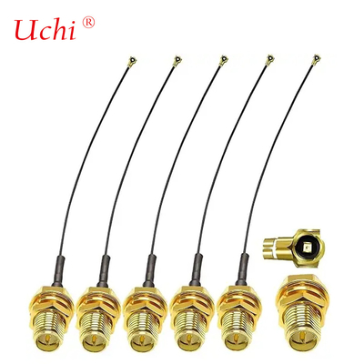 WiFi Antenna Booster con 15cm 6inch 1.13mm RP-SMA Mujer a UFL Cables de comunicación de cable coaxial