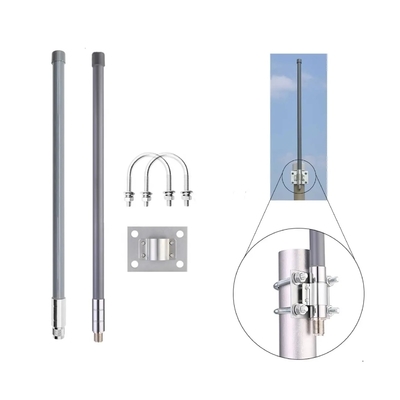 FRP ISM Antenna de fibra de vidrio N Hombre 5.8db 860Mhz-930Mhz Antenna de comunicación de largo alcance de alta ganancia al aire libre