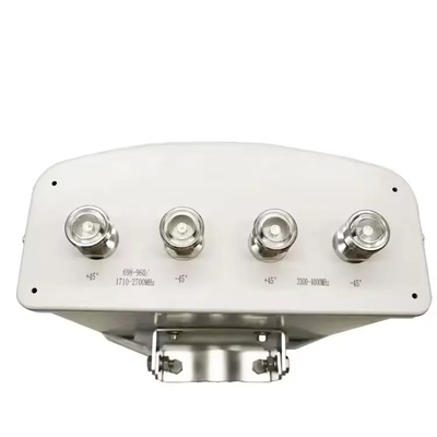 Antenna de panel polarizado doble de 4 puertos al aire libre 698-960/1710-2700/3300-4000MHz Estación base Antenna GSM 2G 2G 4G 5G Equipo de RF