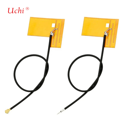 3 DBi de color amarillo FPC Flexible Mini UFL 433hmz 2.4ghz Bluetooth Chip Antena para ESP32