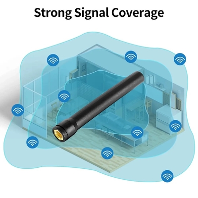 Conector masculino SMA hexagonal recto 433mhz Receptor 433 Mhz Antenna de goma Lora externa