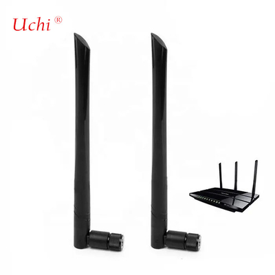 Enrutador externo de alta ganancia inalámbrico flexible 2.4G 5.8G de largo alcance WiFi de caucho de banda doble 2.4g Enrutador de antena