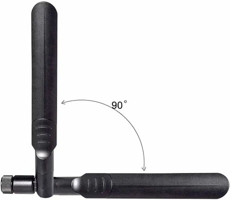 2.4G 5.8G 5dBi Antenna WiFi para Android con conector masculino RP-SMA Antenna de banda doble