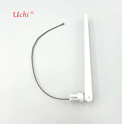 Antenna Wifi de comunicación de banda doble de caucho externo de 2,4 GHz a 5 GHz con enchufe MHF para dispositivos de red