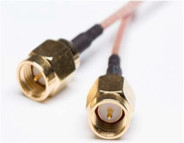 Baja pérdida SMA Plug masculino para SMA Plug masculino RG316 Wire Tail Patch Cord Expansion Cable Assembly