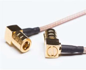 90 grados SMB macho a ángulo macho enchufe femenino con cable coaxial RG316 50 ohm