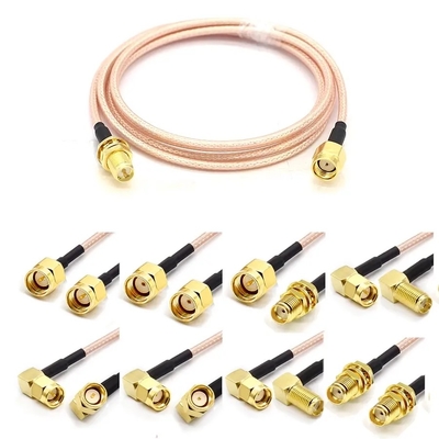 RP SMB conexión de macho a macho con cable coaxial RF RG178 RG316 50ohm 6GHz