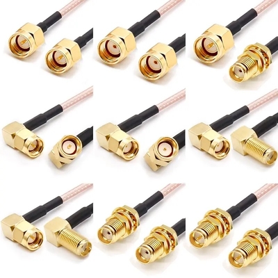 RP SMB conexión de macho a macho con cable coaxial RF RG178 RG316 50ohm 6GHz