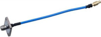 Conector de montaje de panel de brida de tipo N para conector masculino SMA para cable de extensión de cola de lechón RF Superflex SS405 SS-405
