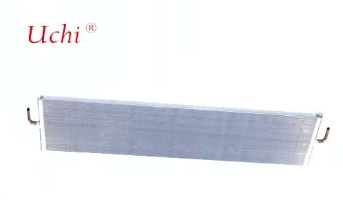 Intercambiador de calor de placa posterior de microcanal con aletas de aluminio para ahorro de energía