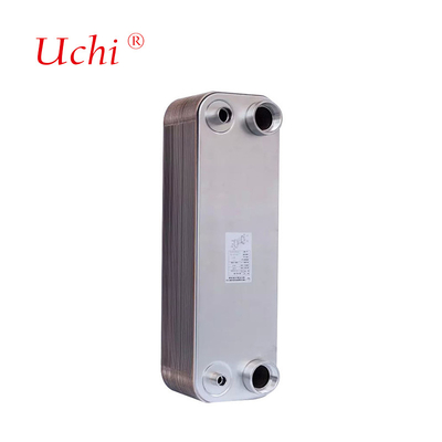 Intercambiador de calor de microcanal B3-52 de placa soldada de acero inoxidable para calefacción de agua con vapor, 5HP a 15HP