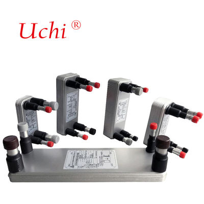 Todos los intercambiadores de calor de microcanal de placa de aluminio soldado