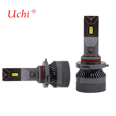 Mini bombillas de faros LED h7 de alta potencia con doble tubo de cobre para luces altas y bajas