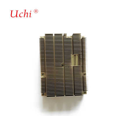Frío de CPU sin ventilador con tuberías de calor de cobre y aletas de cremallera de aluminio