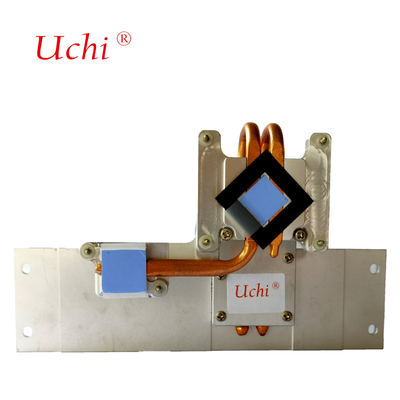 Fresado CNC de Extrusiones de Aluminio para Radiadores de Tubos de Calor Utilizados en la Refrigeración de Acuarios