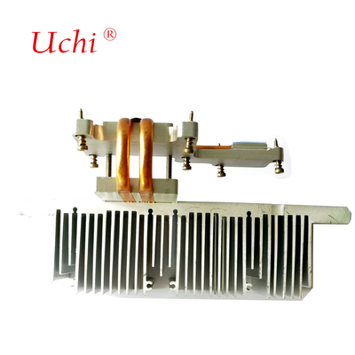 Fresado CNC de Extrusiones de Aluminio para Radiadores de Tubos de Calor Utilizados en la Refrigeración de Acuarios