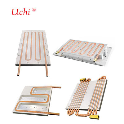 Refrigerador de placas de refrigeración líquida de agua de refrigeración circular de aluminio