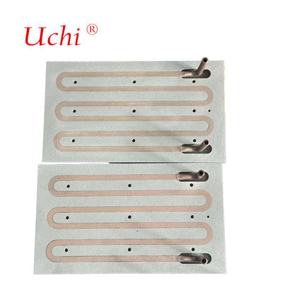 Placa de refrigeración líquida personalizada Cubo de cobre-aluminio El fregadero de calor Placa de refrigeración de agua Sistema de refrigeración de placa fría