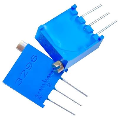 Resistencia variable 3296w con ajuste superior, multivuelta, cerámica, potenciómetro de ajuste fino, potenciómetro de precisión de 10k