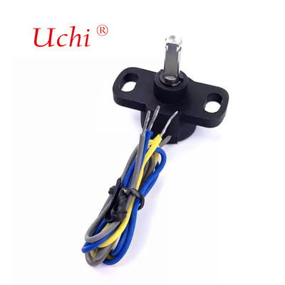 Potenciómetro rotatorio de plástico conductivo de precisión, resistente al agua IP67, OF22, sensor de desplazamiento angular