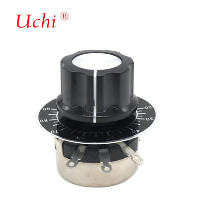 Perilla de potenciómetro rotatorio de precisión bobinado de una vuelta WX110 470 Ω 1K 2K 10K 22K