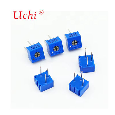 Potenciómetro de precisión de ajuste fino 3362S 10K Resistencia ajustable de precisión de metal y vidrio